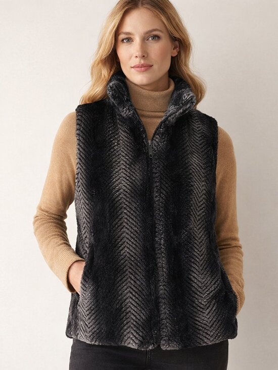 giacca Jackets & Blazers - Giacca Reversible Vest Faux Fur Medium